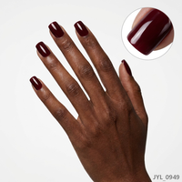 Groothandel Bourgondië Wijnrood Persnagels Korte Vierkante Effen Kleur Glansrijke Kunstnagels Privélabel Kunstnagels Groothandel
