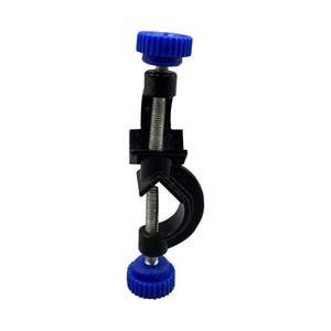 Xingjiu Large Aluminum Cross <b>Clamp</b> 16.5cm x 11cm Black Coated Laboratory Iron Stand Accessory - Product Image 1