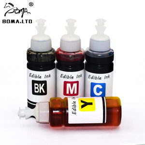 Tự làm bánh ăn được Mực <span class=keywords><strong>refill</strong></span> Bộ dụng cụ cho Canon ip7280 ix6580 mg5680 mg6880 ip7200 mg5780 mg5600 máy in giấy gạo mực in - Product Image 2