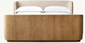 Muebles de Dormitorio de <span class=keywords><strong>Madera</strong></span> de Lujo, Cama Queen Size Hecha a Mano y Personalizada - Product Image 3