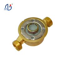 Meter Air Digital Brass Single Jet Dry Dial Horizontal R80 atau R160 Kelas B IP68 Output Pulsa Standar