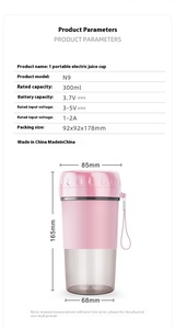 USB Có Thể Sạc Lại Không Dây Điện Mini Trái Cây Máy Ép Trái Cây Cup Thuận Tiện Sử Dụng Nhà Xách Tay Của Nhãn Hiệu Máy Ép Trái Cây Cho Trái Cây Khai Thác - Product Image 6