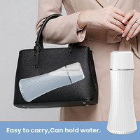 Pulvérisateur de nettoyage portable pour salle de bain 400 ml avec réservoir d'eau, sans fuite, couvercle anti-poussière, pour voyage, soins post-partum, bébé