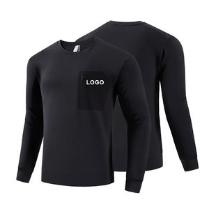 Camiseta de manga larga personalizada para hombre para Otoño Invierno transpirable de secado rápido al aire libre informal suelta con patrón impreso - Product Image 3