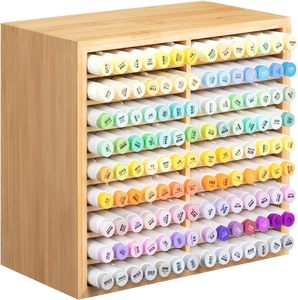 Bamboo Marker Pen Wooden Box, Suitable for Home Classroom and Office Decoration