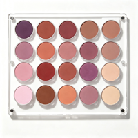 Palet Eyeshadow Matte Label Pribadi Warna Kustom Kemasan Kustom Eyeshadow Matte Lembut, Kosmetik Logo Kustom OEM ODM