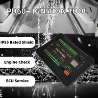 Plateforme de maintenance ECU simulateur d'allumage et d'injection de carburant PD60+ pour outils d'équipement, moteurs de véhicules essence et diesel, garantie 1 an