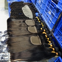 Прямая поставка, поставщики необработанных волос, оптовые пряди камбоджских необработанных волос, пучки человеческих волос с глубокими волнами, пучки волос 40 дюймов