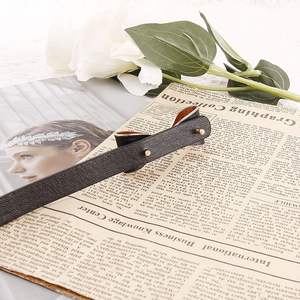 Cinturón de cuero PU con lazo para mujer, hebilla fina de aleación, color caramelo, para vestido, accesorio de moda de verano - Product Image 4