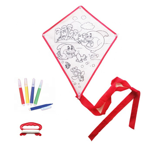 Cometa de Pintar DIY de Alta Calidad para Niños, Cometa Gigante Pakistaní en Forma de Avión 3D con Diamantes, Cometas Grandes en Blanco - Product Image 5