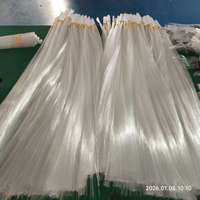 Cable de fibra óptica PMMA de 0.75mm y 1.0mm con luz de guía y brillo final, paquetes de cable de fibra transparente para iluminación de estrellas y colgantes de fibra óptica
