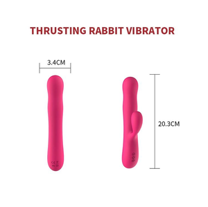 Venta caliente recargable completo líquido silicona G punto consolador masaje conejo vibradores juguetes sexuales para mujer - Product Image 4