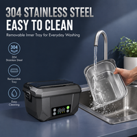 Boîte à repas auto-chauffante Easy Clean 1,3 L, boîte à lunch électrique sans fil, récipient pour repas, chauffe-plat intelligent pour les livreurs