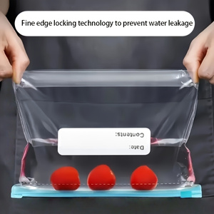 Bolsas de Plástico Transparentes con Cierre Ziplock para Congelador, para Alimentos y Sándwiches, al por Mayor - Product Image 3