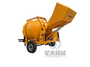 Мобильный дизельный бетоносмеситель JZR 350 с самозагрузкой, дизельный бетоносмеситель с бункером 350 л, 500 л, 750 л, 1000 л - Product Image 4