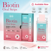 Bandes Dissolvables Orales de Biotine (Vitamine B7) à Marque Blanche, Saveur Personnalisée, Favorisent la Santé des Cheveux, de la Peau et des Ongles, Complément Alimentaire