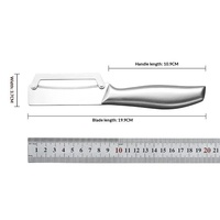Nouveau couteau à éplucher manuel pliable tout en acier épaissi pour la cuisine, idéal pour la laitue et la citrouille