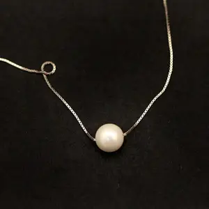 925 Sterling Silver Pearl Necklaces Pendants For Women Fashion Lady Festival Gift jewelry