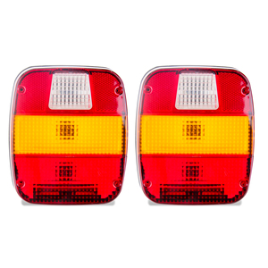 Chất lượng cao 10-30V/12V/24V LED Red ambere Trailer xe tải dừng lần lượt phía sau đảo ngược kết hợp đuôi ánh sáng cho Ford VW chòm sao - Product Image 1