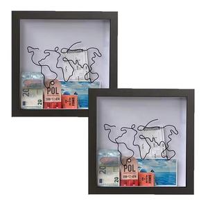 صندوق ظل السفر لأرشيف المغامرات ، صندوق ظل التذاكر مع فتحة 6x8x8x6x keeptravel ، صندوق ساكي مضحك - Product Image 5