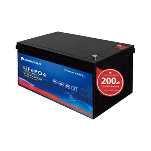 24V 200ah LiFePO4 Litio Ion Solar Recargable 24V Lipo Batería Proveedor para Li Lion Almacenamiento Solar