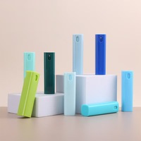 Flacon pulvérisateur carré en plastique PE de haute qualité pour cosmétiques et parfums, avec pulvérisateur à gâchette et impression sérigraphique