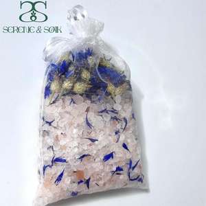 Sales <span class=keywords><strong>de</strong></span> Baño Naturales <span class=keywords><strong>de</strong></span> Lavanda <span class=keywords><strong>de</strong></span> Lujo del Himalaya S&Soak, Exfoliante Corporal, Bolsitas <span class=keywords><strong>de</strong></span> Té para Baño, Empaque con Flores, Venta al por Mayor EM/ODM - Product Image 2