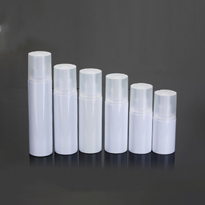 Botellas de Spray de Plástico Blancas de 100ml, 120ml, 150ml, 200ml, 250ml, Envases Cosméticos Cilíndricos con Tapa de Rosca, Impresión de Etiquetas en Superficie - Product Image 2