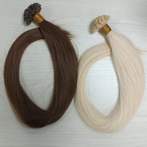 Vente d'usine 100% cheveux humains brésiliens Remy Extensions de cheveux à pointes en bâton Extensions de cheveux lisses en kératine italienne Extensions de cheveux à pointes en <span class=keywords><strong>U</strong></span> - Product Image 2