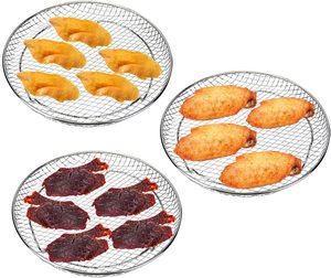Cestas de malla de acero inoxidable 304, accesorios de freidora de aire para <span class=keywords><strong>Cosori</strong></span>, Instant Vortex, Chefman, <span class=keywords><strong>Ninja</strong></span> Foodi Grill. - Product Image 5
