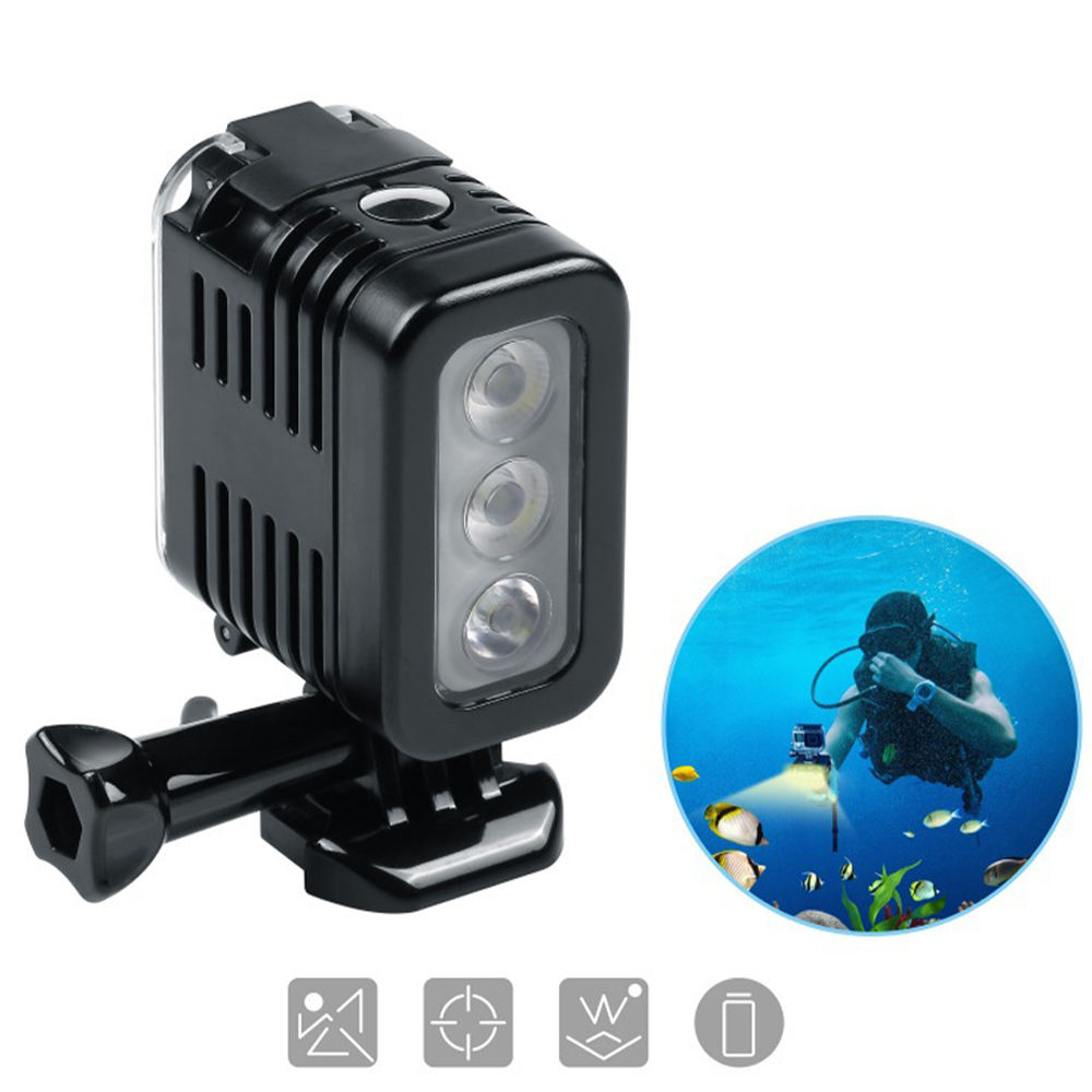 High Power 280 Lumen IPX8 Scuba Diving Flashlight Waterproof LED Diving Underwater Torch Light Flashlights for Go Pro