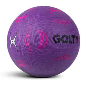 Hochwertiger meistverkaufter Sportball Gummi-Hobben-Netball-Ball
