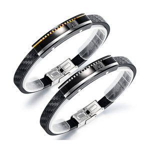 สร้อยข้อมือสแตนเลส สร้อยข้อมือผู้ชาย สายหนังไทเทเนียม สไตล์เรโทร พังก์ ลายต้นไม้แห่งชีวิต - Product Image 1