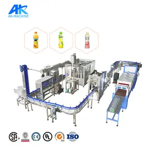 Automatic 3 in 1 juice water bottle filling machines hot filling liquid water bottling machinery plant price