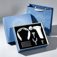 Appareil de massage du cou en deux parties personnalisé, emballage cadeau de luxe, plateau blister pour marque de beauté