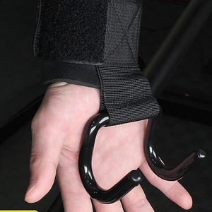 Crochets de levage de poids en néoprène antidérapants de haute qualité fabriqués en usine, crochets de levage de poids sur mesure de nouvelle conception pour la salle de sport - Product Image 6