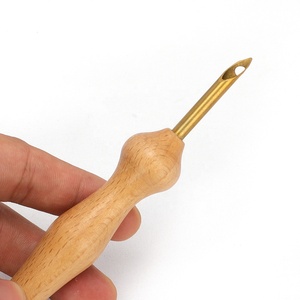 Juego de agujas perforadoras de bordado mágico de madera Kit de costura tejido a mano con aro <span class=keywords><strong>para</strong></span> <span class=keywords><strong>tela</strong></span> y <span class=keywords><strong>tela</strong></span> - Product Image 5