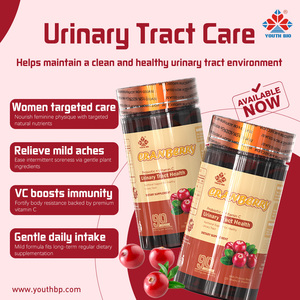 Cranberry de Alta Potencia con 5% de PACs, Vitamina C y Probióticos para la Salud Femenina, Equilibrio y Armonía Interna, 90 Cápsulas, Suministro Instantáneo - Product Image 2