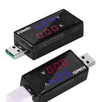 KWS-11VA USB Tester DC 4-30V Voltmeter Digital 6.5A Pengukur Tegangan Arus Ammeter Detektor Daya Ponsel Penguji Kapasitas Baterai