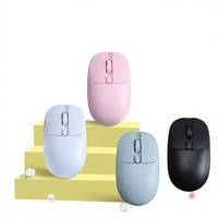 Souris d'ordinateur optique sans fil silencieuse 2,4 GHz, compatible multi-systèmes, mini, ergonomique, pour ordinateur portable, 4 boutons, haute qualité, pour bureau, design mignon pour filles