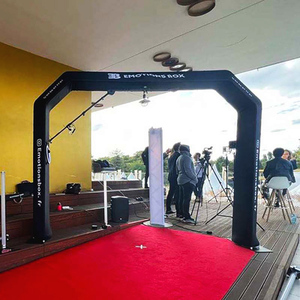 Gran oferta 2025, fiesta de boda, Spinner superior usado, cabina de fotos 360 Rgb, iluminación Led de 360 grados, fondos, cámara SLR de Metal - Product Image 4