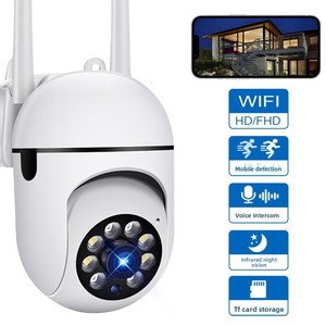 กล้องวงจรปิดไร้สาย <span class=keywords><strong>Q15</strong></span> <span class=keywords><strong>Mini</strong></span> Outdoor WiFi PTZ ราคาโรงงาน กันน้ำมาตรฐาน IP67 สำหรับบ้าน ระบบตรวจสอบผ่าน IP รองรับเครือข่าย 4G พร้อม NVR ความละเอียด 2MP เลนส์แจ้งเตือนภัย ใช้งานได้ทั้งภายในและภายนอกอาคาร - Product Image 1