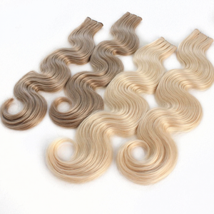 Extensions de <span class=keywords><strong>cheveux</strong></span> humains Premium Body Wave Genius Weft, double épaisseur, <span class=keywords><strong>cheveux</strong></span> vierges, extensions Genius Weft pour salon professionnel - Product Image 5
