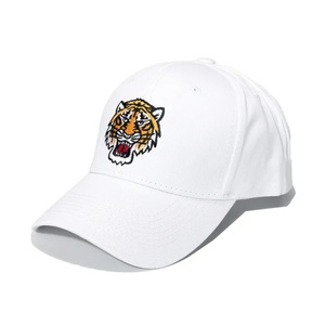Embroidered Tiger Unisex Waterproof 5-Panel Cotton Baseball <b>Cap</b> <b>Winter</b> Sporty Outdoor Fashion Hiphop Metal Buckle - Product Image 2