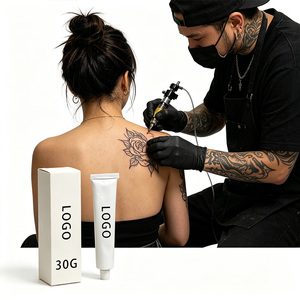 Crema Suave de Alto Rendimiento para Tatuajes, Tamaños Compactos y Grandes, Pesos Surtidos, Bálsamo Personalizable con Logotipo para el Cuidado Posterior del Tatuaje para Uso Global - Product Image 3