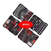 Juego de Herramientas Multifuncionales de Acero al Carbono de 499 Piezas con Estuche Rígido, Garantía OEM de 1 Año para Herramientas de Jardinería y Mecánica