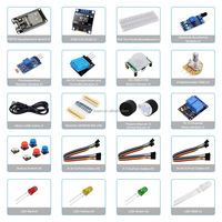 Kit de démarrage de carte de développement IoT WiFi pour ESP32 ESP-32S, kit d'apprentissage éducatif, kit de démarrage de base ESP32