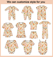 Combinaison pour bébé nouveau-né en tricot personnalisée, barboteuse pour nourrissons et tout-petits, en bambou et élasthanne, vêtements pour bébé fille et garçon, 0-24 mois