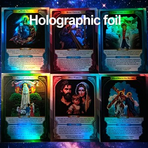 Tarjetas Coleccionables Personalizadas con Lámina Holográfica Brillante, Diseño OEM, Efecto Láser, para Juego y Colección KK-2024093011 - Product Image 4