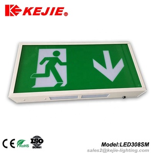 2019 caliente Kejie 30mm led <span class=keywords><strong>señal</strong></span> de <span class=keywords><strong>salida</strong></span> de <span class=keywords><strong>emergencia</strong></span> iluminación con pruebas - Product Image 3